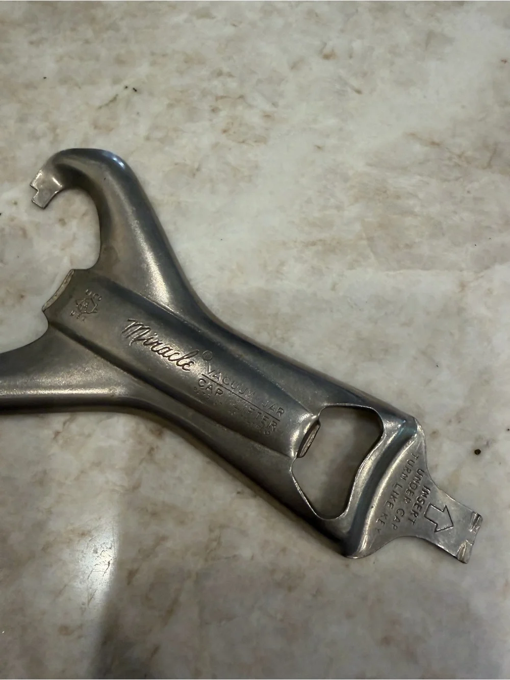 Vintage 50’s Ekco Miracle vacuum jar cap lifter